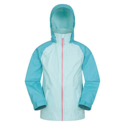 Mountain Warehouse Childrens/Kids Torrent II Waterproof Jacket - 5-6 Years, Pale Blue