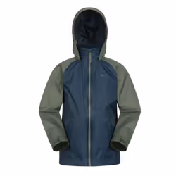 Mountain Warehouse Childrens/Kids Torrent II Waterproof Jacket - 11-12 Years, Dark Khaki