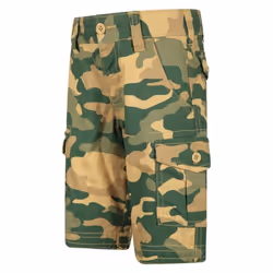Mountain Warehouse Childrens/Kids Camo Cargo Shorts - 3-4 Years, Light Beige/Green