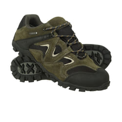 Mountain Warehouse Mens Curlews Waterproof Suede Walking Shoes - 10 UK, Khaki