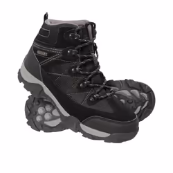 Mountain Warehouse Childrens/Kids Trail Suede Walking Boots - 1 UK, Black