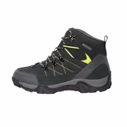 Mountain Warehouse Childrens/Kids Trail Suede Walking Boots - 3 UK, Lime