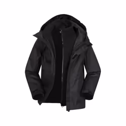 Mountain Warehouse Childrens/Kids Fell 3 in 1 Jacket - 9-10 Years, Black