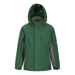 Mountain Warehouse Childrens/Kids Cannonball 3 in 1 Waterproof Jacket - 13 Years, Khaki
