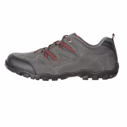 Mountain Warehouse Mens Outdoor III Suede Walking Shoes - 9 UK, Dark Grey