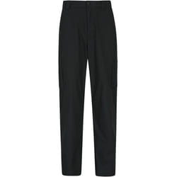 Mountain Warehouse Mens Trek II Cargo Trousers - 40R, Black