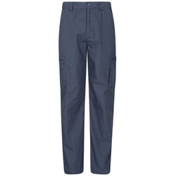 Mountain Warehouse Mens Trek II Cargo Trousers - 32R, Blue