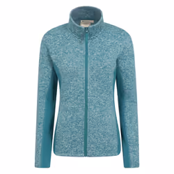 Mountain Warehouse Womens/Ladies Idris Panelled Fleece Jacket - 18 UK, Dark Teal