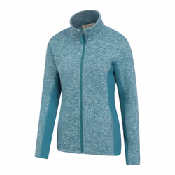 Mountain Warehouse Womens/Ladies Idris Panelled Fleece Jacket - 18 UK, Dark Teal