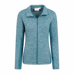 Mountain Warehouse Womens/Ladies Idris Panelled Fleece Jacket - 18 UK, Dark Teal