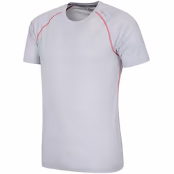 Mountain Warehouse Mens Aero II Short-Sleeved T-Shirt - S, Light Grey