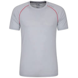 Mountain Warehouse Mens Aero II Short-Sleeved T-Shirt - M, Light Grey