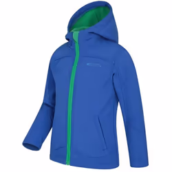 Mountain Warehouse Childrens/Kids Exodus Water Resistant Soft Shell Jacket - 3-4 Years, Bright Blue