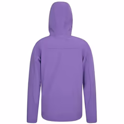 Mountain Warehouse Childrens/Kids Exodus Water Resistant Soft Shell Jacket - 7-8 Years, Purple