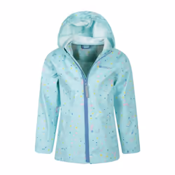 Mountain Warehouse Childrens/Kids Raindrop Waterproof Jacket And Trousers Set - 7-8 Years, Teal