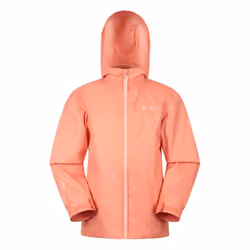 Mountain Warehouse Childrens/Kids Torrent Taped Seam Waterproof Jacket - 7-8 Years, Coral
