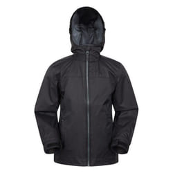 Mountain Warehouse Childrens/Kids Torrent Taped Seam Waterproof Jacket - 5-6 Years, Black