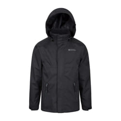 Mountain Warehouse Childrens/Kids Bracken Extreme 3 in 1 Waterproof Jacket - 13 Years, Black