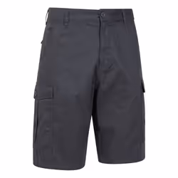 Mountain Warehouse Mens Lakeside Cargo Shorts - 30R, Dark Grey