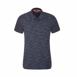 Mountain Warehouse Mens Hasst Marl Polo Shirt - XS, Navy