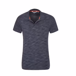 Mountain Warehouse Mens Hasst Marl Polo Shirt - XS, Navy