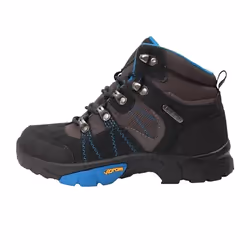 Mountain Warehouse Childrens/Kids Edinburgh Waterproof Suede Walking Boots - 4 UK, Blue/Brown/Black
