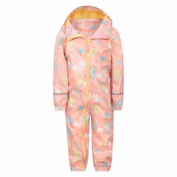 Mountain Warehouse Childrens/Kids Puddle Clouds Rain Suit - 9-12 Months, Coral