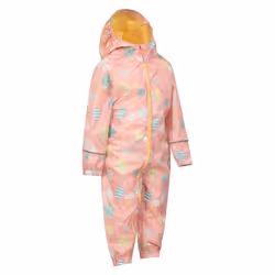 Mountain Warehouse Childrens/Kids Puddle Clouds Rain Suit - 9-12 Months, Coral