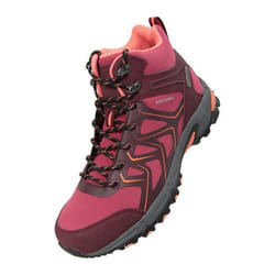 Mountain Warehouse Womens/Ladies Shadow Softshell Walking Boots - 8 UK, Berry