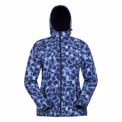 Mountain Warehouse Womens/Ladies Exodus Floral Soft Shell Jacket - 8 UK, Navy/Light Blue