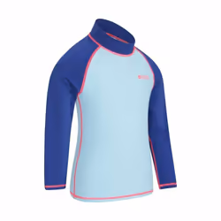Mountain Warehouse Childrens/Kids Long-Sleeved Rash Top - 9-10 Years, Mint