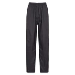 Mountain Warehouse Mens Pakka Waterproof Over Trousers - 3XL, Black