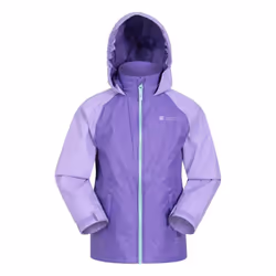 Mountain Warehouse Childrens/Kids Torrent II Waterproof Jacket - 2-3 Years, Lilac