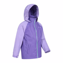 Mountain Warehouse Childrens/Kids Torrent II Waterproof Jacket - 2-3 Years, Lilac