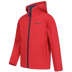 Mountain Warehouse Childrens/Kids Exodus Water Resistant Soft Shell Jacket - 3-4 Years, Red