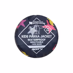 Mountain Warehouse Childrens/Kids Pakka Stars Waterproof Jacket - 3-4 Years, Navy