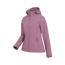 Mountain Warehouse Womens/Ladies Exodus Breathable Soft Shell Jacket - 6 UK, Dusky Purple