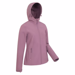 Mountain Warehouse Womens/Ladies Exodus Breathable Soft Shell Jacket - 6 UK, Dusky Purple