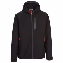 Trespass Mens Marlon Soft Shell Jacket - M, Black