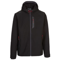 Trespass Mens Marlon Soft Shell Jacket - M, Black