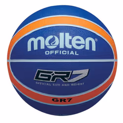 Molten Basketball - 7, Blue/Orange