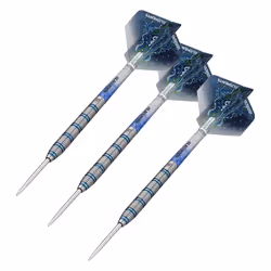 Unicorn T95 Core XL Tungsten Darts Set (Pack of 3) - 22g, Grey/Blue/White