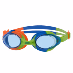Zoggs Childrens/Kids Bondi Swimming Goggles - One Size, Green/Blue/Orange