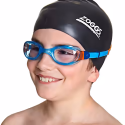 Zoggs Childrens/Kids Phantom 2.0 Swimming Goggles - One Size, Blue/Orange/Clear