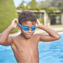 Zoggs Childrens/Kids Ripper Tinted Swimming Goggles - 6-14 Years, Blue/Red