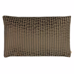 Kai Wrap Caracal Striped Cushion Cover - One Size, Earth Brown