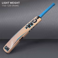 Gunn And Moore Diamond 202 Cricket Bat - Harrow, Cream/White/Blue