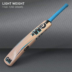 Gunn And Moore Diamond 202 Cricket Bat - Harrow, Cream/White/Blue