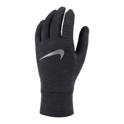 Nike Mens Fleece Running Gloves - S-M, Black/Silver Marl