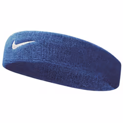 Nike Swoosh Headband - One Size, Royal Blue/White